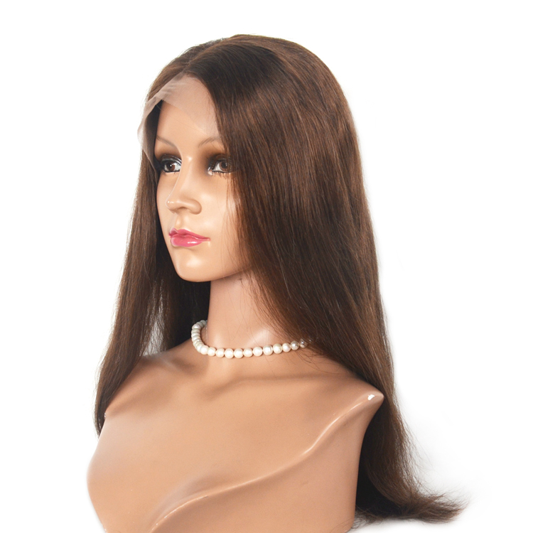 Full Lace Wig Human Virgin Hair Wig Brazilian 8-30 Inch straight hair Wigs    LM181